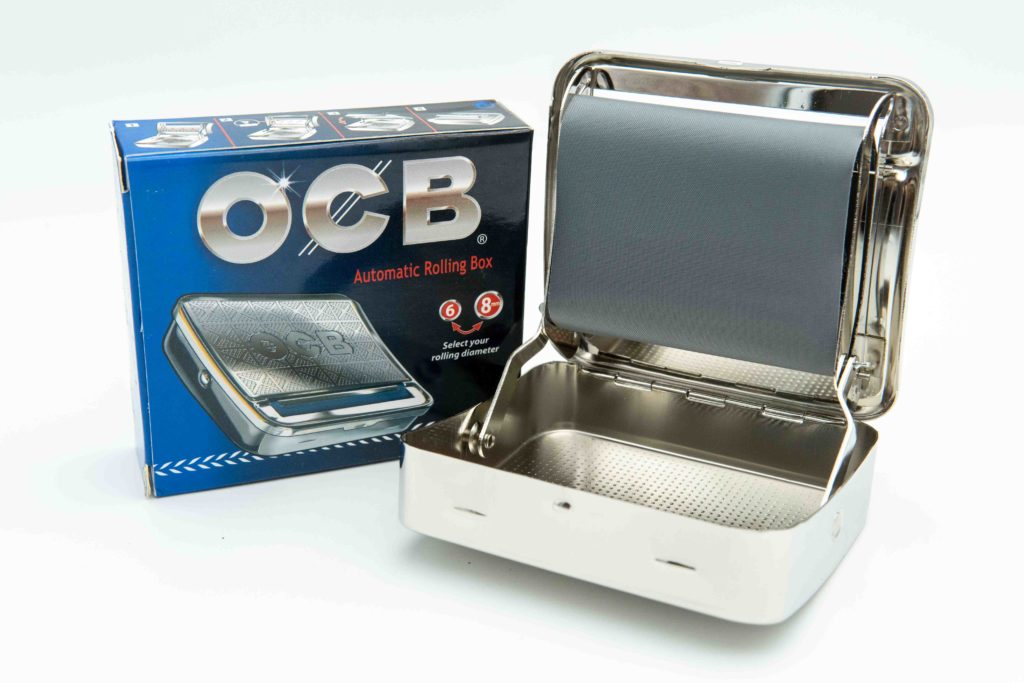 OCB Automatic Metal Rolling Box - 6mm or 8mm Diameter